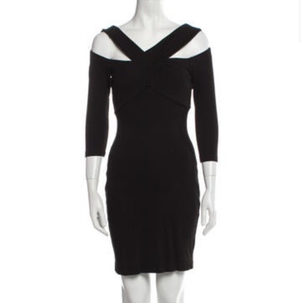 Black Sweater Dress By L’AGENCE